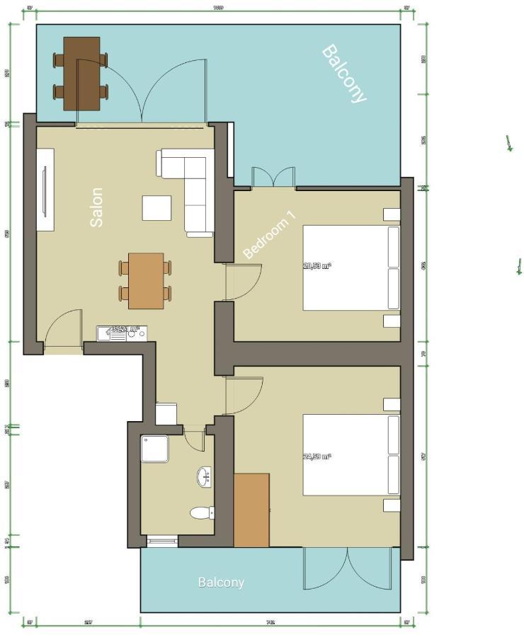Mediterranean Stars 1 Apartment Peraia  Luaran gambar